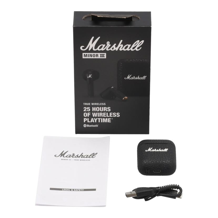 Marshall マーシャル/ワイヤレスイヤホン/MINOR III //73400553E430A4N0770544/Aランク/89