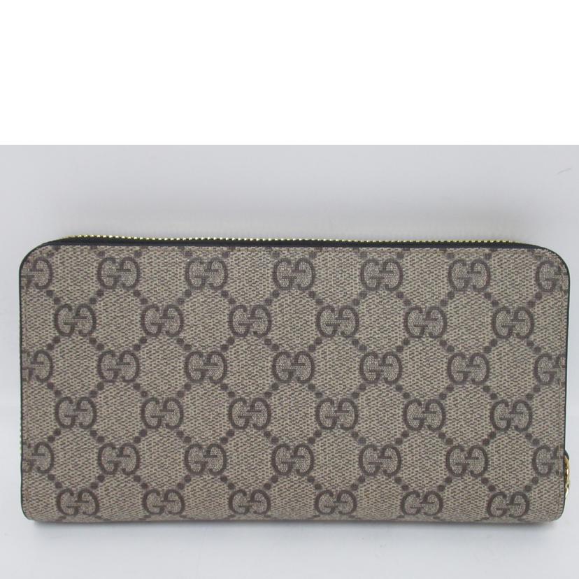 　　GUCCI/ラウンドファスナー長財布／GGスプリーム/456117//201*/SAランク/63