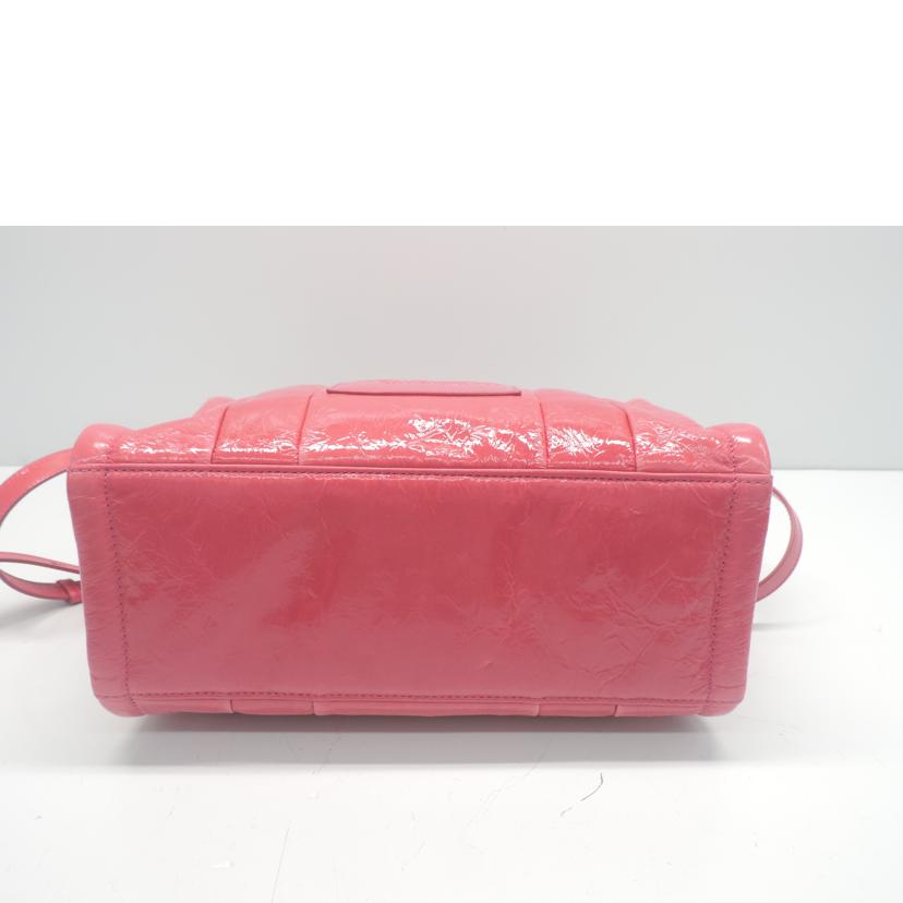 MARC　JACOBS ﾏｰｸｼﾞｪｲｺﾌﾞｽ/2WAYシャイニークリンクルトートバッグ/H068//ABランク/88