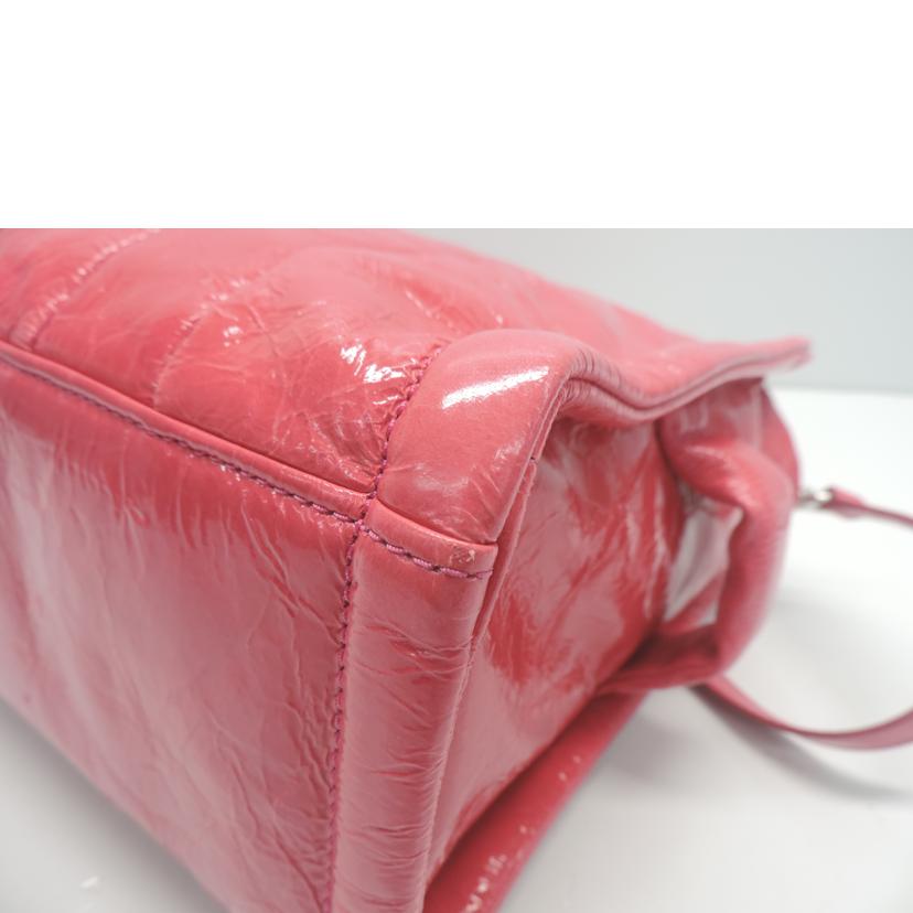 MARC　JACOBS ﾏｰｸｼﾞｪｲｺﾌﾞｽ/2WAYシャイニークリンクルトートバッグ/H068//ABランク/88