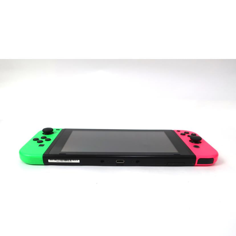 Nintendo 任天堂/ニンテンドースイッチ　ネオンピンク×ネオングリーン　Nintendo　switch/HAC-001//XAJ10017077513/Bランク/65