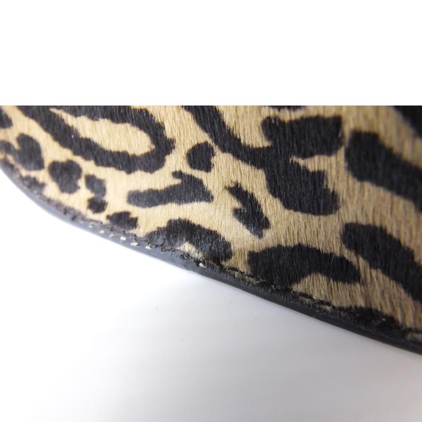 BVLGARI ﾌﾞﾙｶﾞﾘ/レオパード柄レザーハンドバッグ//170****/ABランク/88