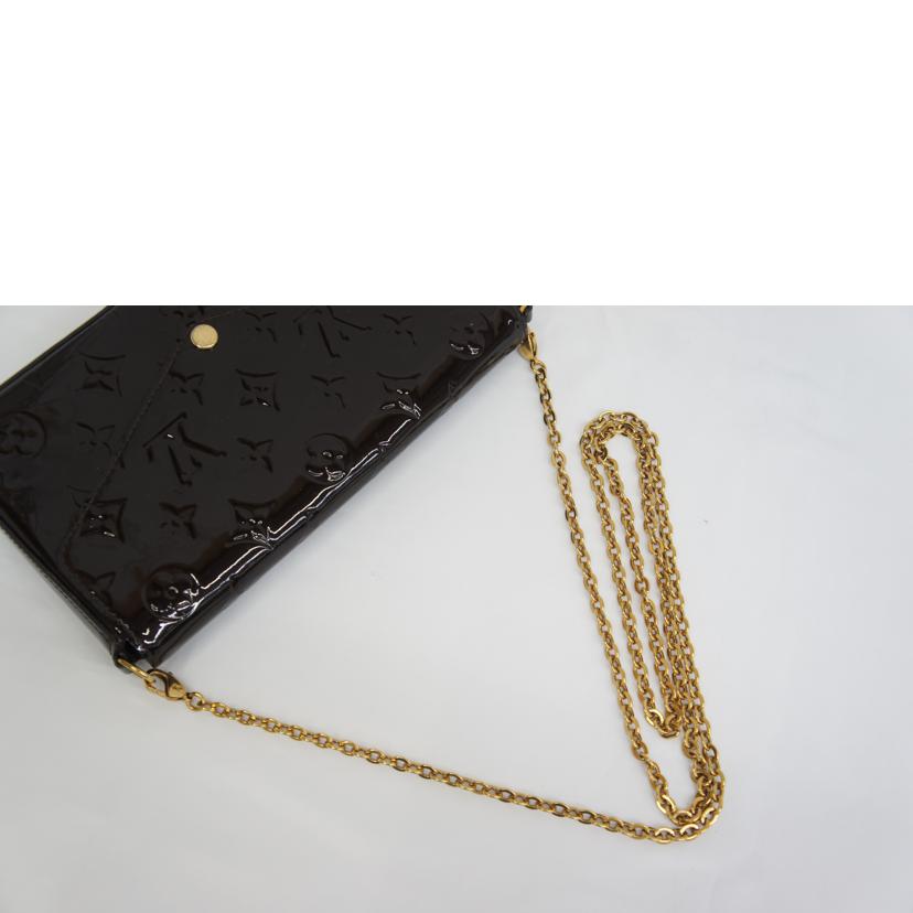 LOUIS VUITTON ルイ・ヴィトン/ポシェットフェリシー/ヴェルニ/アマラント ポーチ×2 /M61267//TJ4***/ABランク/05
