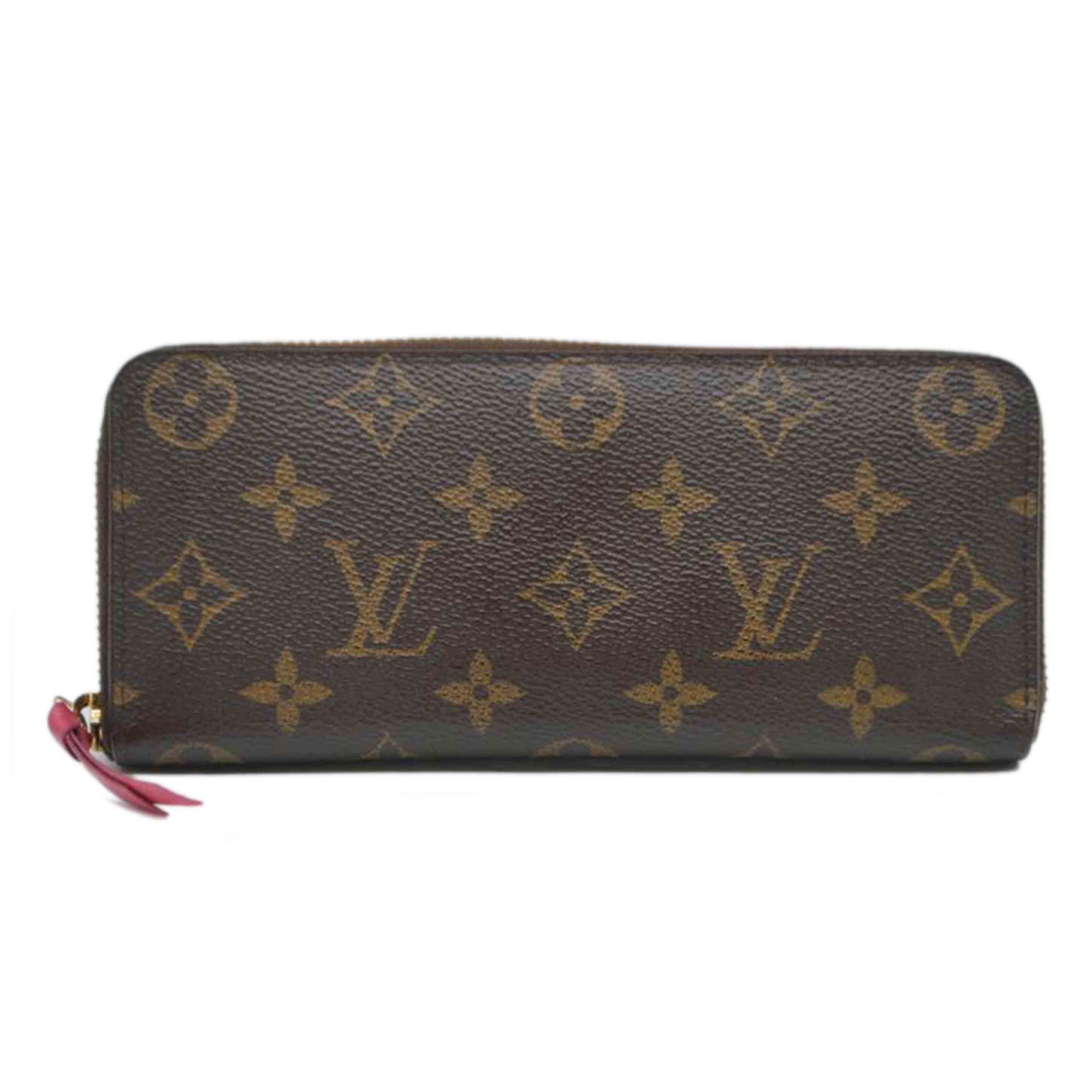LOUIS VUITTON ルイヴィトン/ポルトフォイユ・クレマンス/モノグラム/フューシャ/M60742//CA2***/Bランク/89