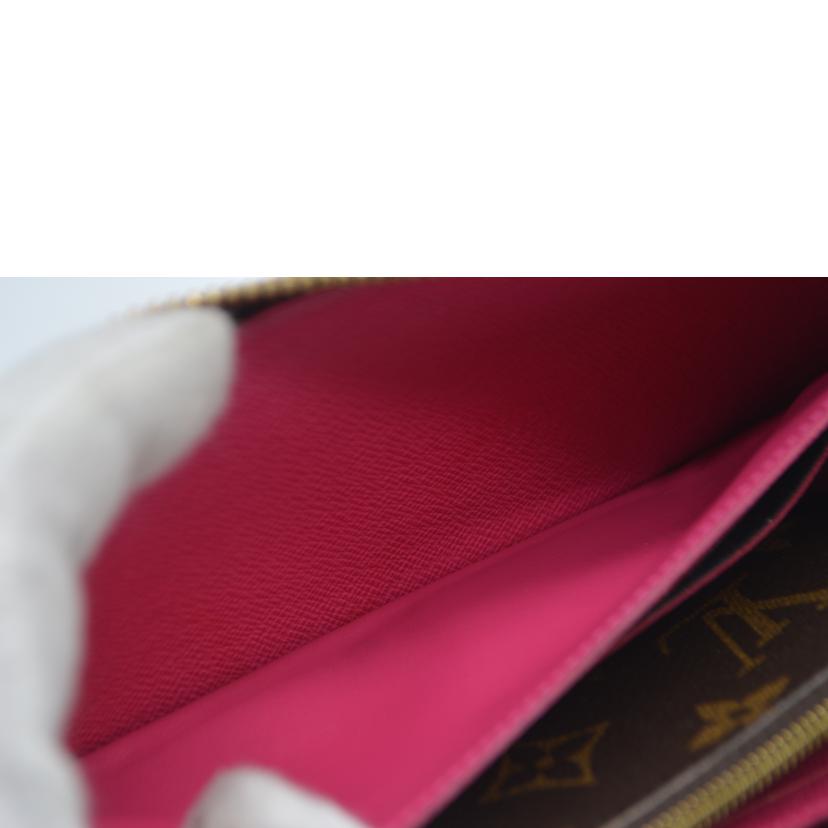 LOUIS VUITTON ルイヴィトン/ポルトフォイユ・クレマンス/モノグラム/フューシャ/M60742//CA2***/Bランク/89