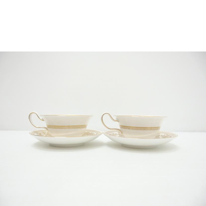 WEDGWOOD ウエッジウッド/ティーカップ＆ソーサー/GOLD COLUMBIA//Aランク/88