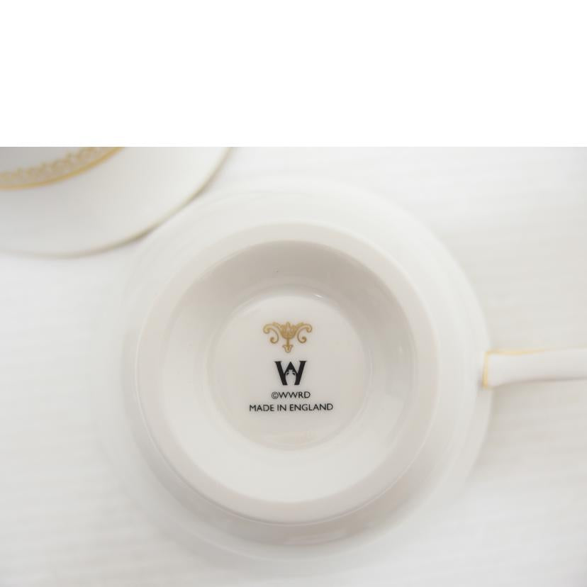 WEDGWOOD ウエッジウッド/ティーカップ＆ソーサー/GOLD COLUMBIA//Aランク/88