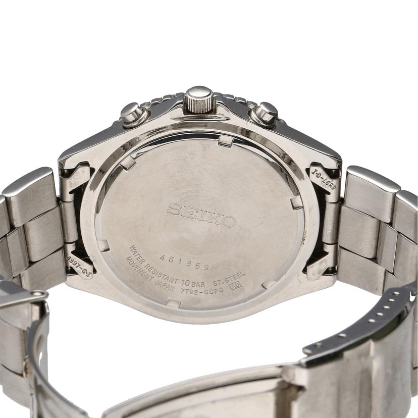 SEIKO セイコー/パイロット／　青文字盤／　メンズクロノグラフ/7T92-0CF0//461**/Bランク/70