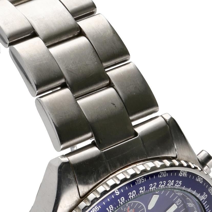 SEIKO セイコー/パイロット／　青文字盤／　メンズクロノグラフ/7T92-0CF0//461**/Bランク/70