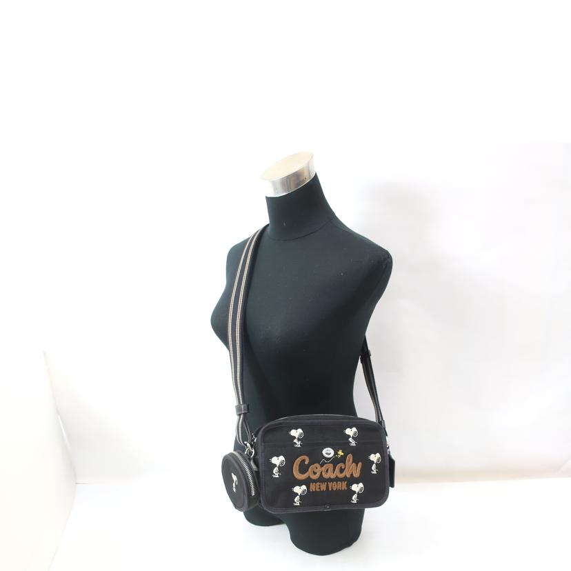 COACH コーチ/スヌーピー柄プリント クロスボディ ショルダーバッグ キャンバス/CB182//ABランク/65