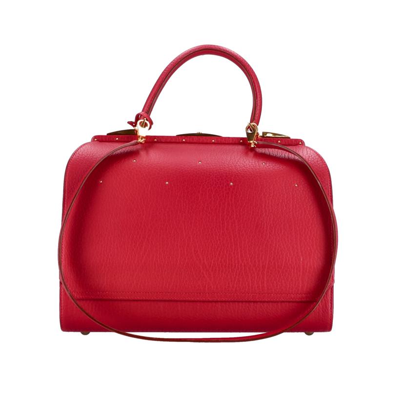 HERMES エルメス/サックマレットスティール／ルージュヴィフ／GD金具//〇X ***/ABランク/24