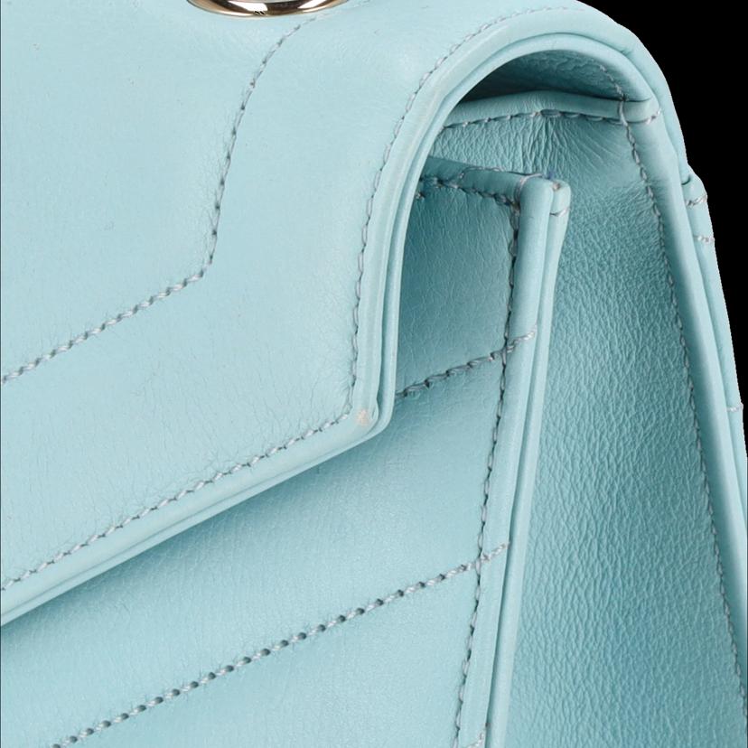 CHANEL シャネル/シェブロンVステッチチェーンショルダー／ライトブルー//271*****/SAランク/24