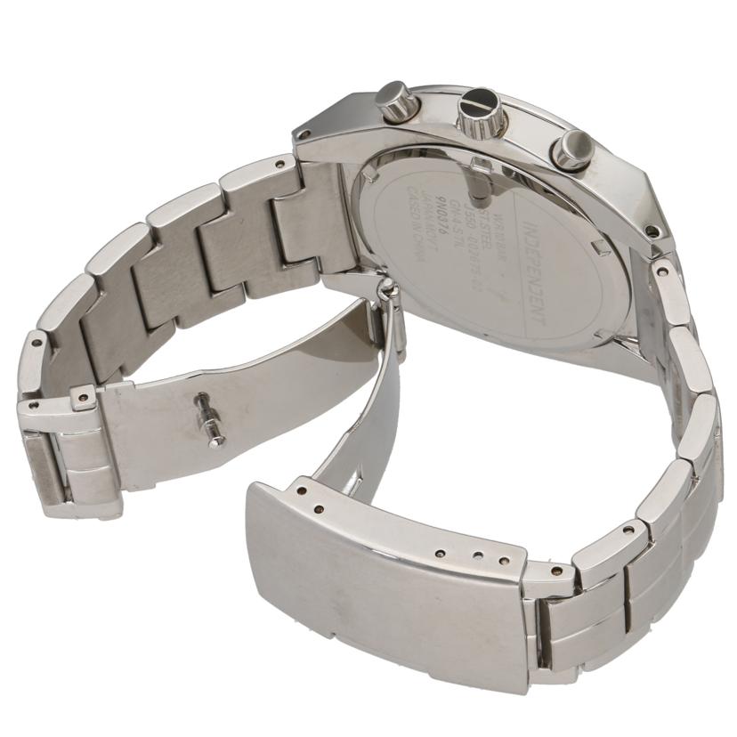 INDEPENDENT インディペンデント/INDEPENDENT／　黒文字盤／　メンズクォーツ/J550-002675-02//9N0***/ABランク/70