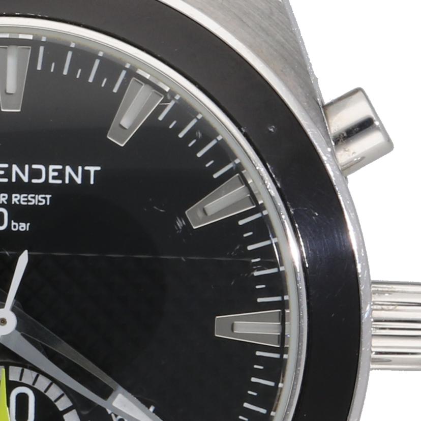 INDEPENDENT インディペンデント/INDEPENDENT／　黒文字盤／　メンズクォーツ/J550-002675-02//9N0***/ABランク/70