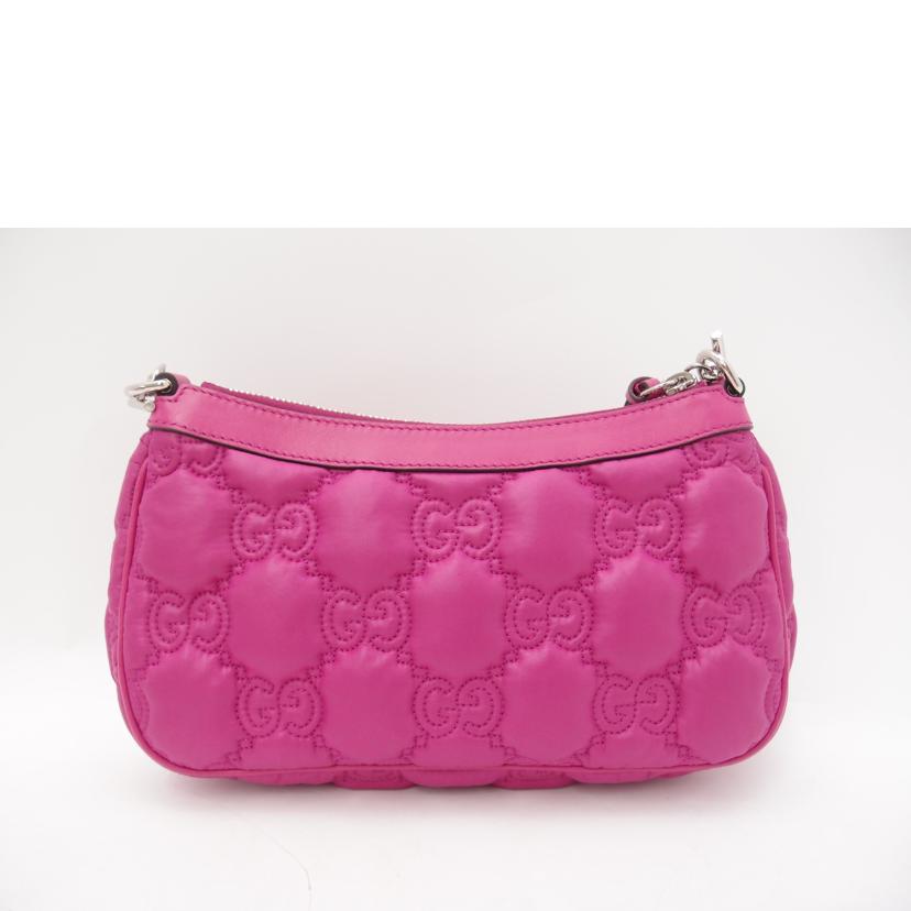 GUCCI グッチ/GGマトラッセ2wayナイロンショルダー/ピンク/735049//493***/SAランク/69
