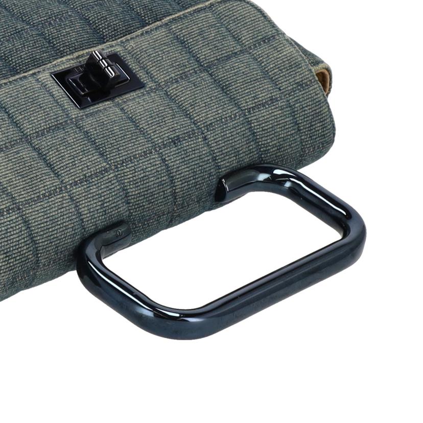 CHANEL/チョコバー2．55デニムハンドバッグ//669****/ABランク/24