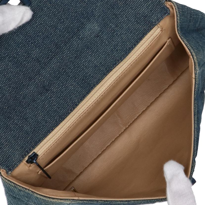 CHANEL/チョコバー2．55デニムハンドバッグ//669****/ABランク/24