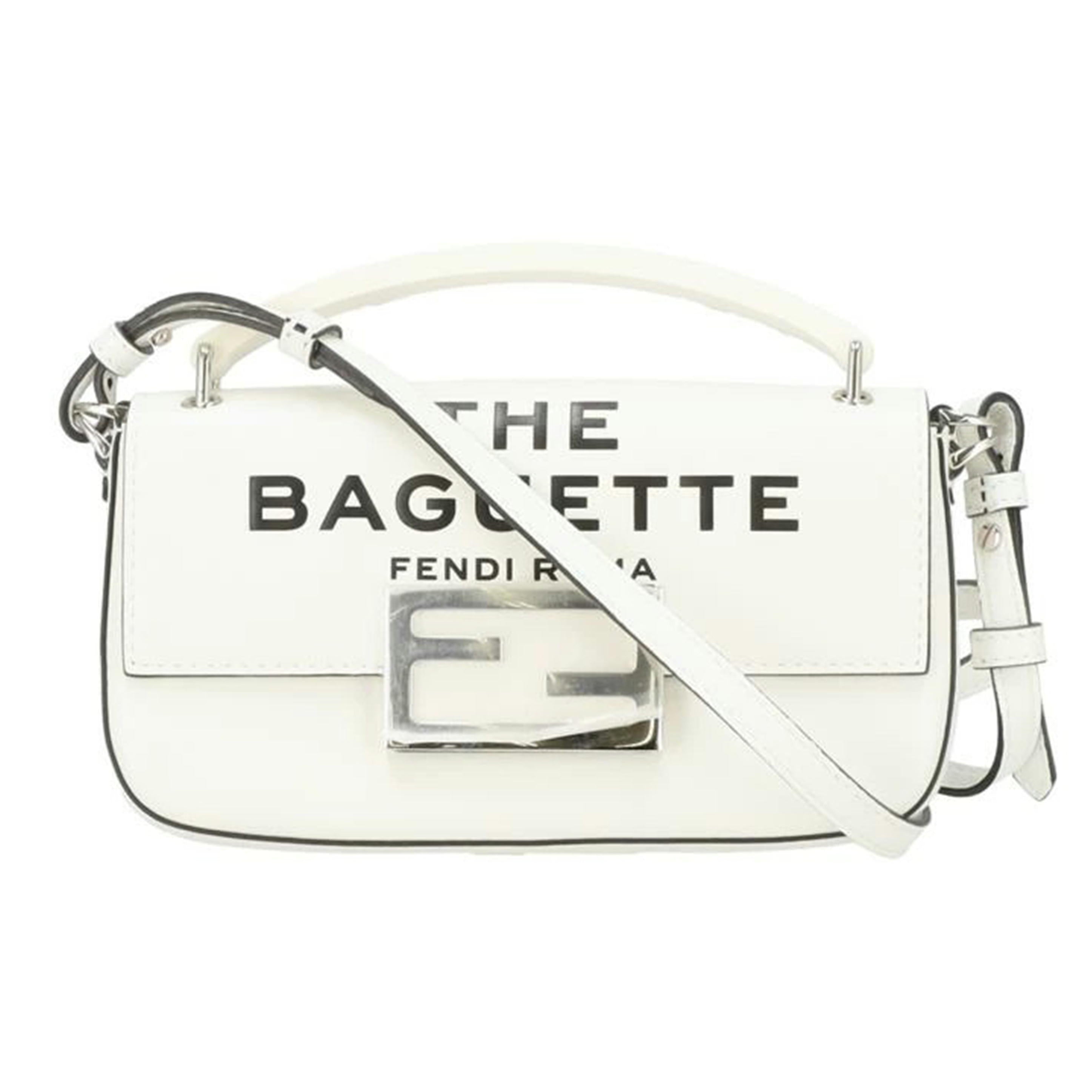 FENDI/バゲットスマートフォンポーチ／ホワイト／MJコラボ/7AS142//AMW**********/Sランク/24