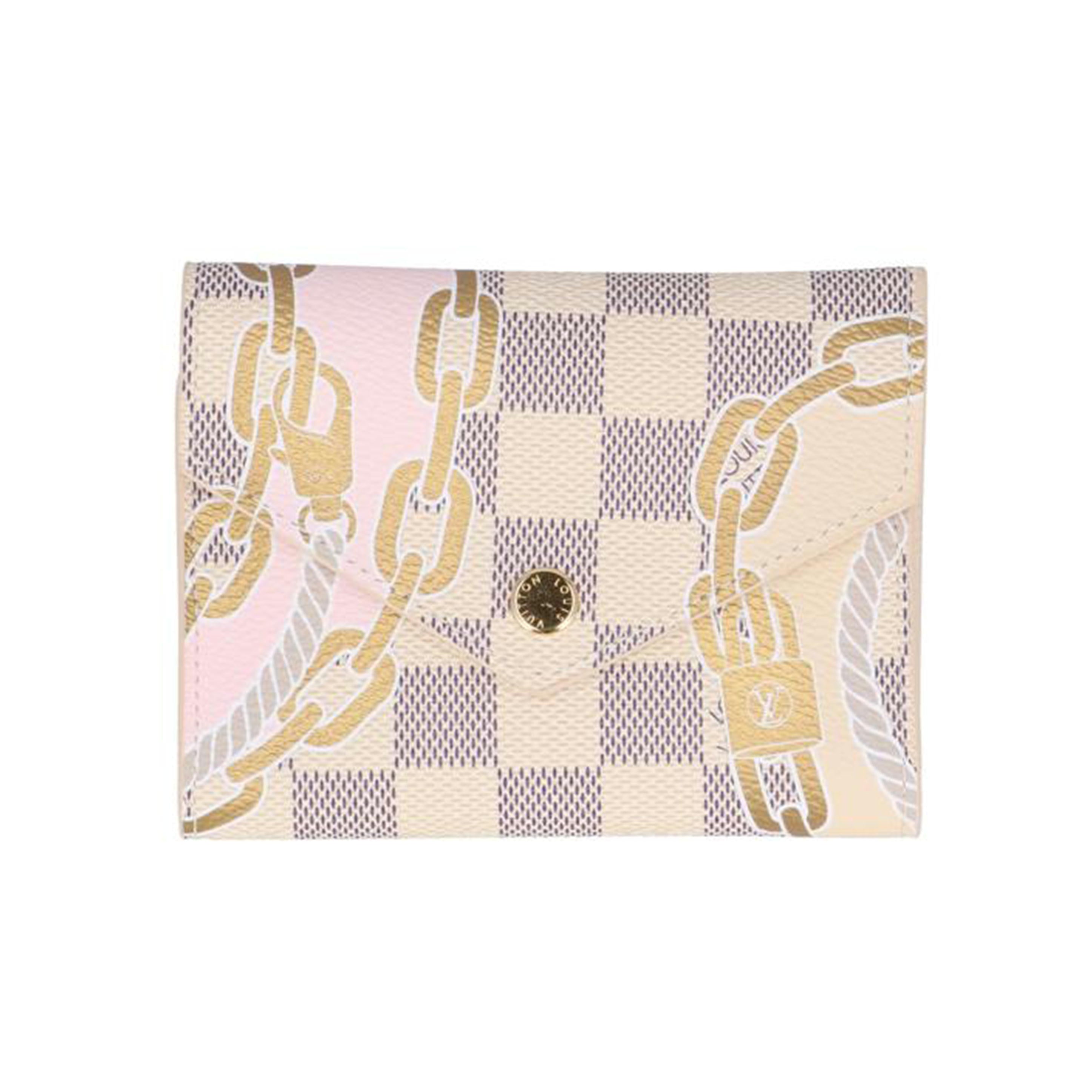 LOUIS VUITTON ルイ・ヴィトン/ポルトフォイユ・ヴィクトリーヌ／ダミエ／アズール・ノーティカル/N40468//RFI*/SAランク/24