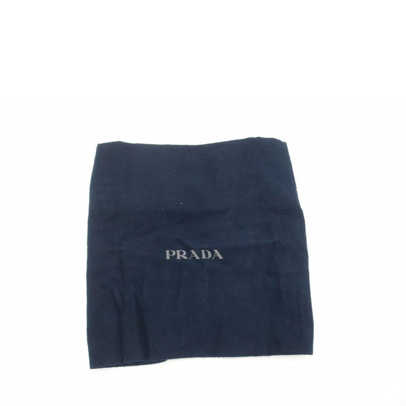 PRADA プラダ/ナイロンフラップショルダー／ブラック//165/ABランク/69