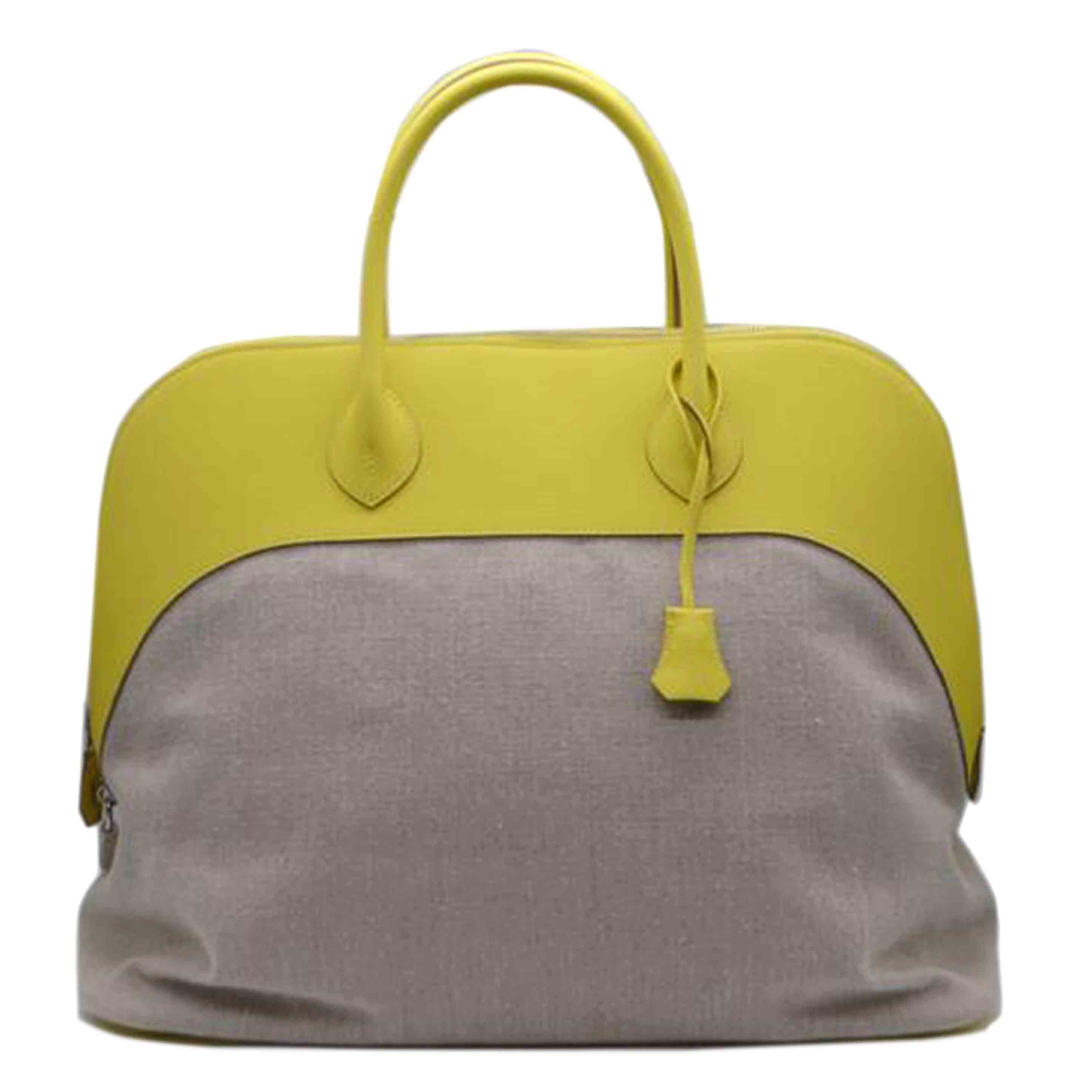 HERMES エルメス/ボリードリラックス45／フィセル×ライム／トワルキャンプ/073770CKAB//A刻印**********/Aランク/89