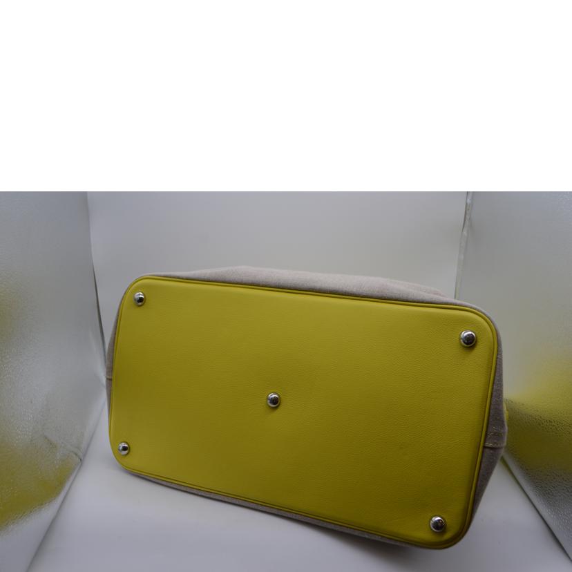 HERMES エルメス/ボリードリラックス45／フィセル×ライム／トワルキャンプ/073770CKAB//A刻印**********/Aランク/89