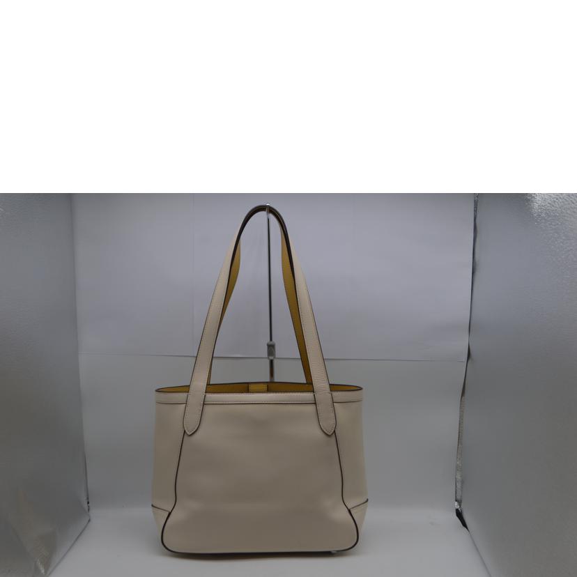COACH コーチ/ホース＆キャリッジホワイトレザートート27/C4062//H21**/Aランク/89