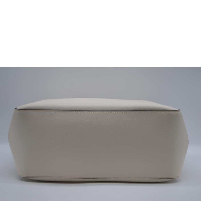 COACH コーチ/ホース＆キャリッジホワイトレザートート27/C4062//H21**/Aランク/89