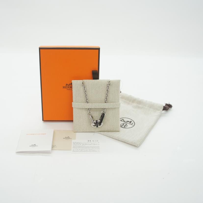 HERMES エルメス/マイヨンネックレス　ブラック//SAランク/24