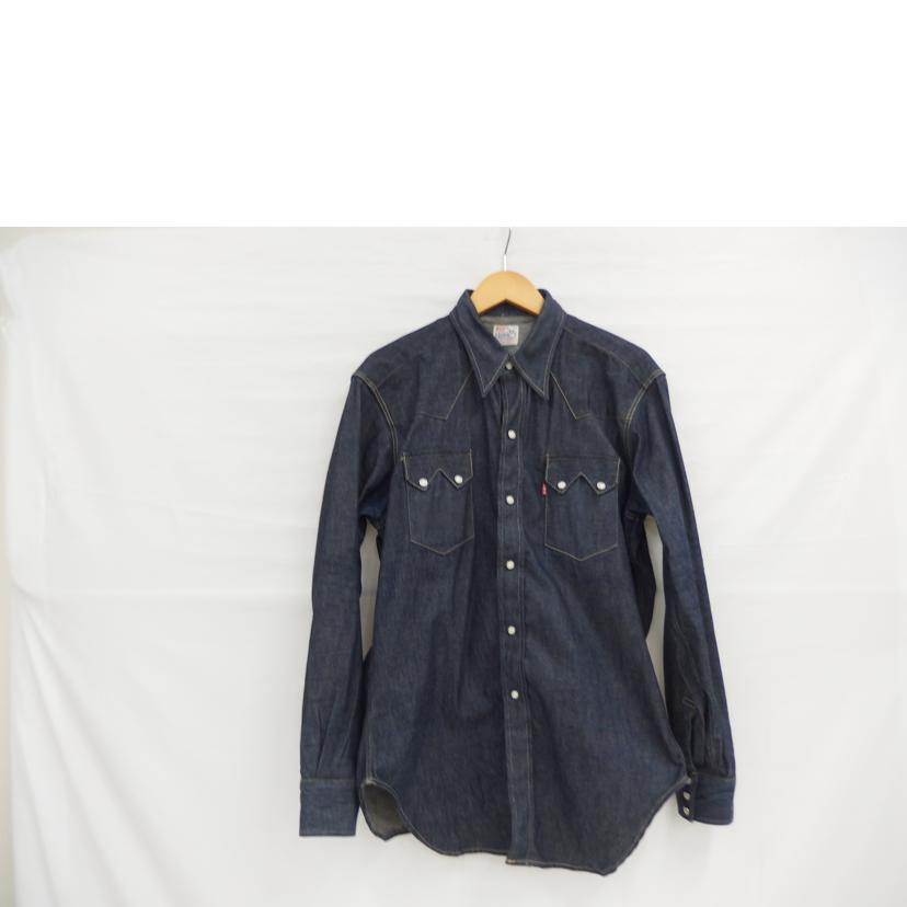 LEVIS ﾘｰﾊﾞｲｽ/LEVISデニムウエスタンシャツ／98年製／USA製/7205-1018//ABランク/82