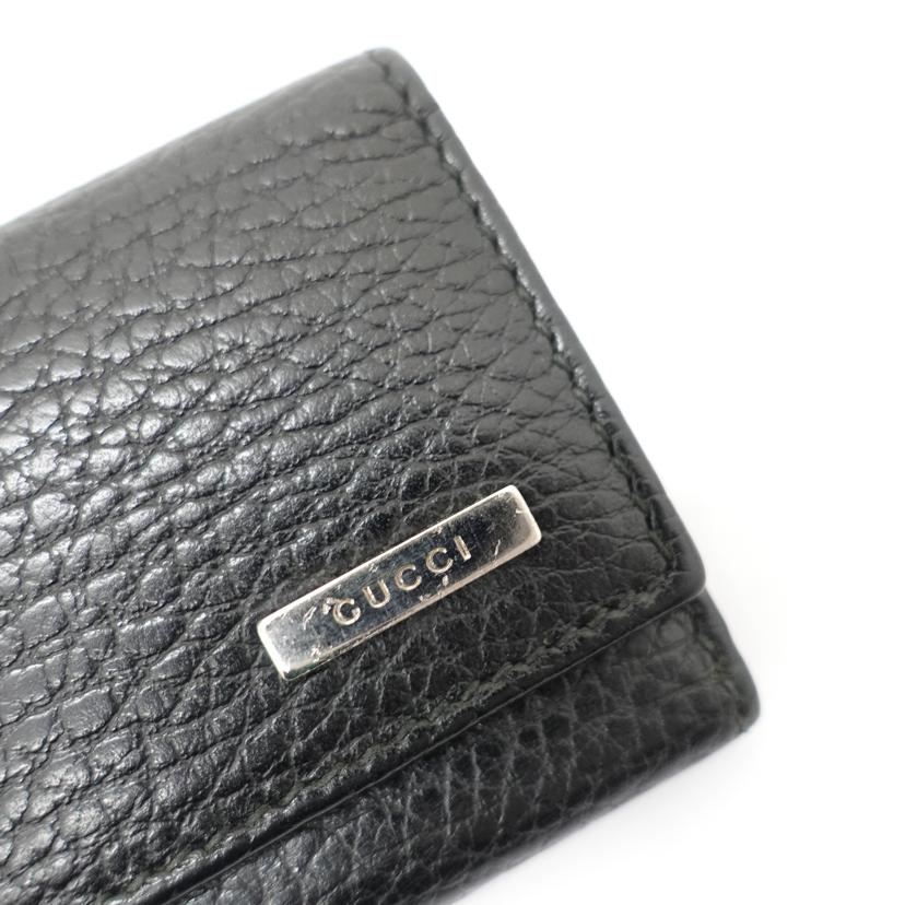 GUCCI グッチ/レザー6連キーケース/ブラック/150402//041*/ABランク/88