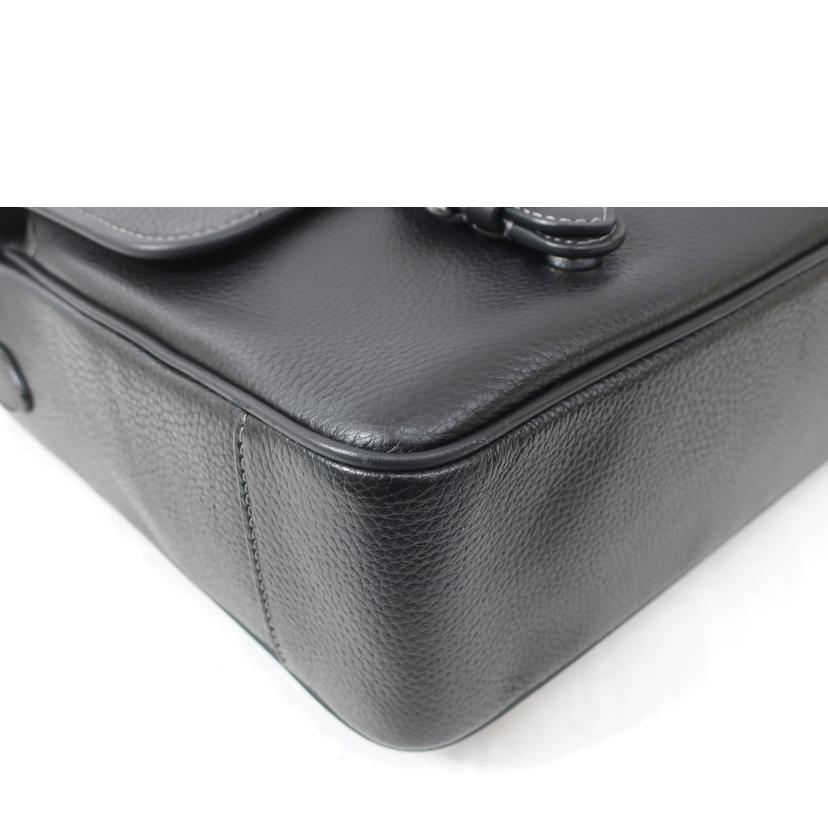 COACH コーチ/スプリントメッセンジャー カーフレザー ショルダーバッグ ブラック/CL952//Aランク/65