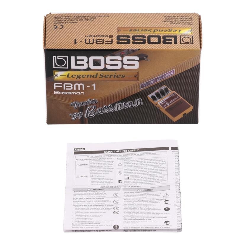 BOSS ボス/エフェクター／Fender　59　Bassman/FBM-1//BW20949/Aランク/71