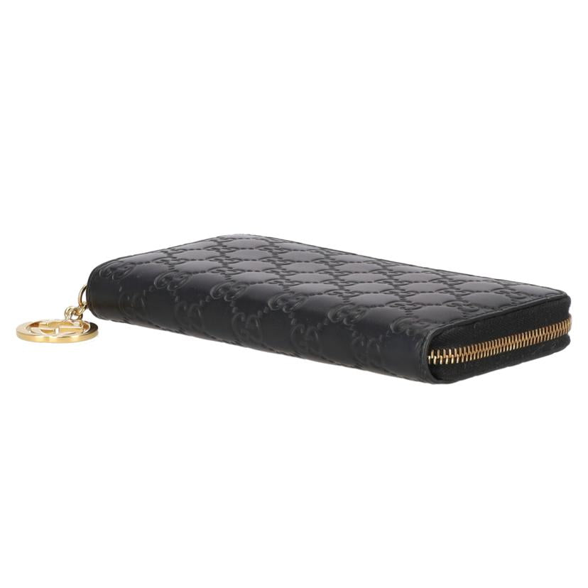 GUCCI グッチ/グッチシマ　レザーラウンドファスナー財布/409342//493***/ABランク/09