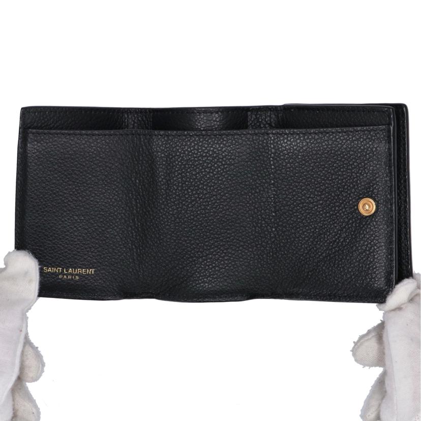 YVES　SAINT　LAURENT イヴサンローラン/オリガミタイニーウオレット/620287//Bランク/94