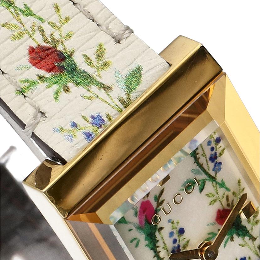 GUCCI グッチ/フローラルマザーオブホワイト／クオーツ/147.7//173*****/Aランク/91