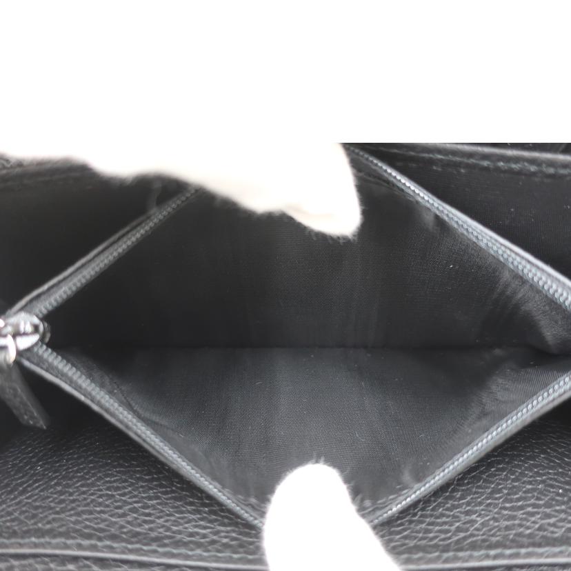 GUCCI グッチ/ジャンボGGジップアラウンドウォレット 長財布 ブラック/739482//ABランク/65