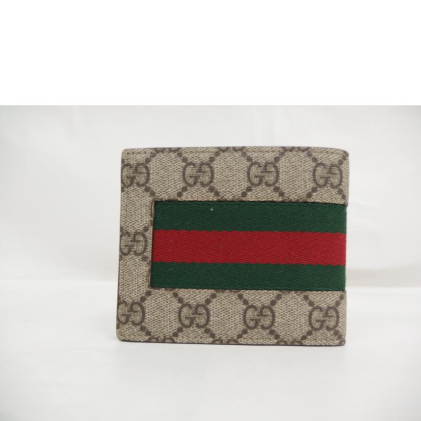 GUCCI グッチ/GGスプリーム二つ折り財布/779849//Bランク/82