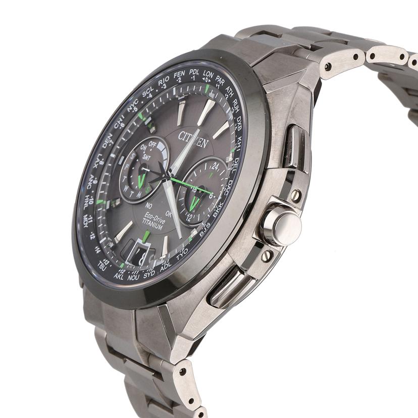 CITIZEN シチズン　/アテッササテライトウェーブ電波ソーラー/CC1086-50E//511*****/Aランク/37