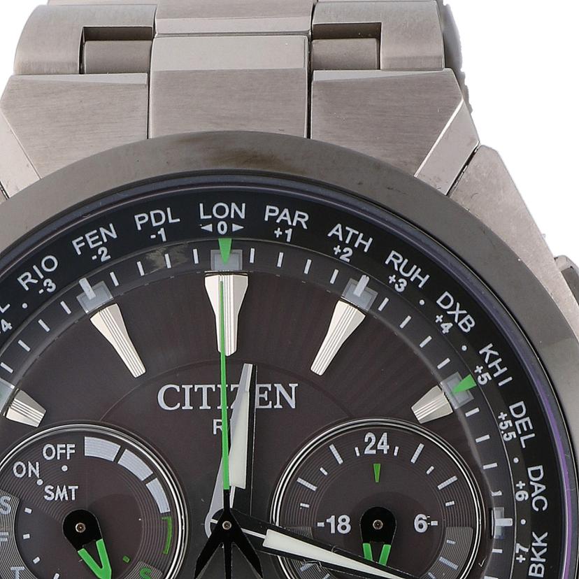 CITIZEN シチズン　/アテッササテライトウェーブ電波ソーラー/CC1086-50E//511*****/Aランク/37
