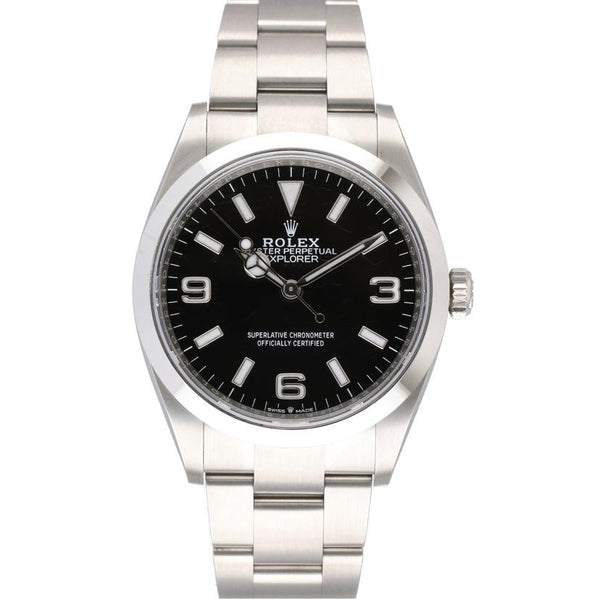 ROLEX ロレックス/腕時計 ランダムシリアル 新ギャラ2022年日付 ステンレス メンズ 自動巻き/エクスプローラー1/ランダム番/124270/S26*****/Sランク/62【中古】 ROLEX ロレックス 腕時計 ランダムシリアル 新ギャラ2022年日付
