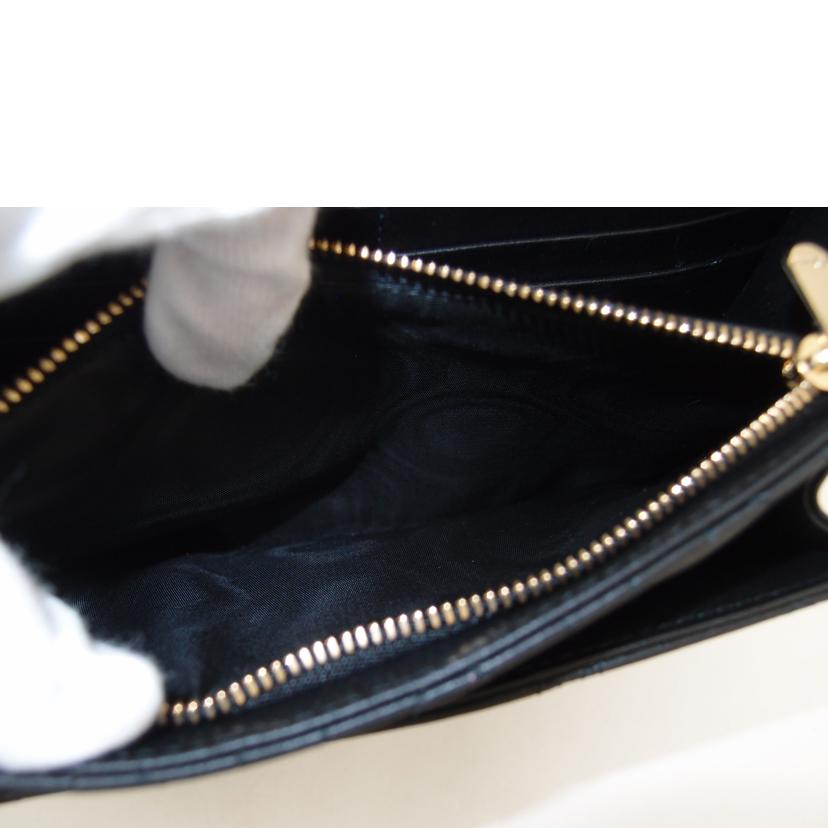 ChristianDior クリスチャンディオール/MrDiorデイリーチェーンポーチショルダー／カナージュ／ブラック/S0937ONMJ//Aランク/69