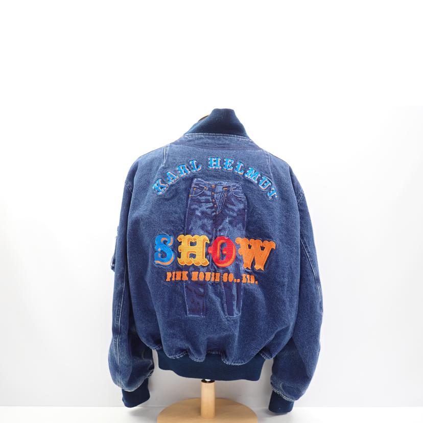 KARL　HELMUT カールヘルム/★KARL　HELMUTデニムMA－1刺繍ロゴジップブルゾン/P0333FJM01//ｻｲｽﾞ:M/BCランク/62
