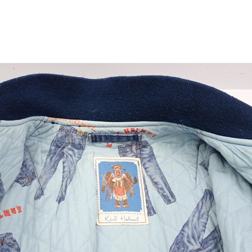 KARL　HELMUT カールヘルム/★KARL　HELMUTデニムMA－1刺繍ロゴジップブルゾン/P0333FJM01//ｻｲｽﾞ:M/BCランク/62