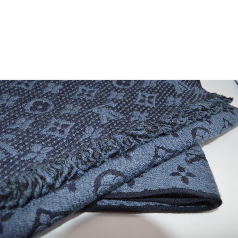LOUIS VUITTON ルイヴィトン/エシャルプクラシックマフラー／モノグラム／ブルーマリーヌ/M78525//IS1***/Aランク/89