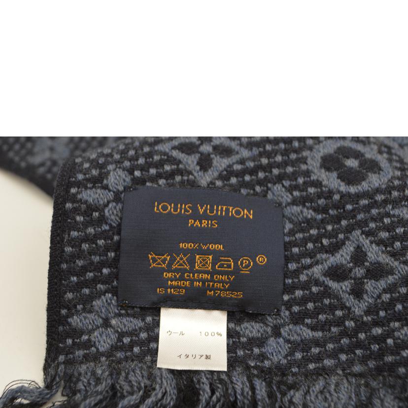 LOUIS VUITTON ルイヴィトン/エシャルプクラシックマフラー／モノグラム／ブルーマリーヌ/M78525//IS1***/Aランク/89