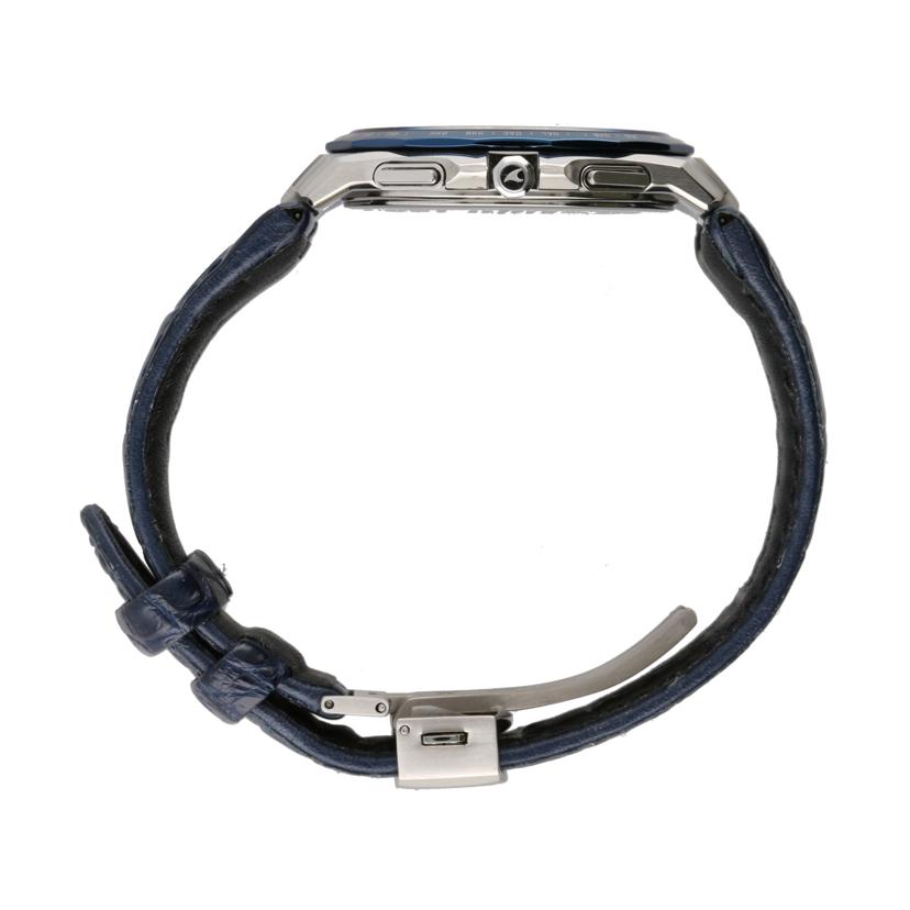 CASIO カシオ/オシアナスマンタ／ソーラー電波／阿波藍／クロコダイルレザー/OCW-S5000APL-2AJF//201********/Aランク/75