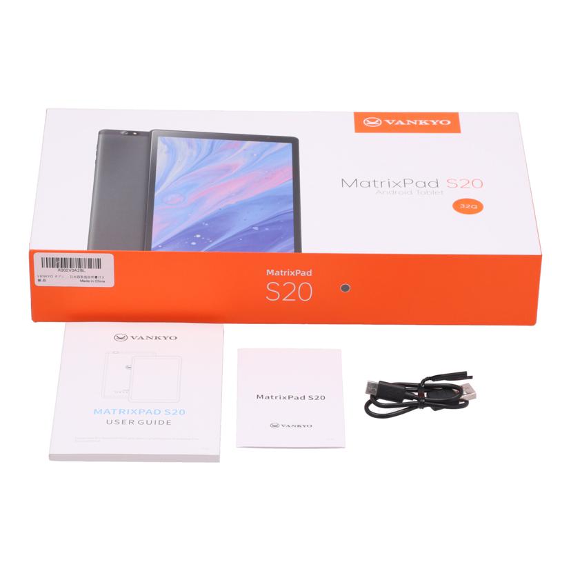 Vantop バントップ/タブレット/VANKYO MatrixPad S20//S2032GBUSTUVWXYZ013409/Bランク/05