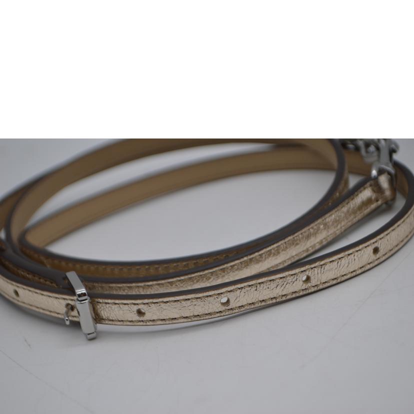 TORY　BURCH　 トリーバーチ/ペリーメタリックゴールドミニヘ2wayレザートート/152372 272//ABランク/89