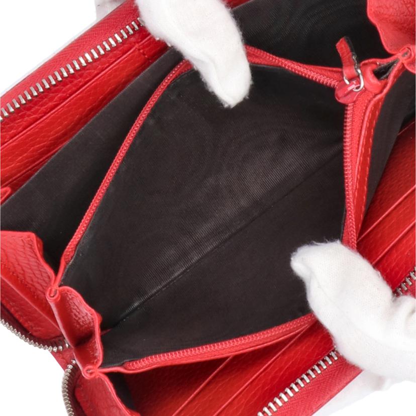 GUCCI グッチ/バンブ－タッセルラウンドファスナー／レッド/307984//041*/ABランク/91